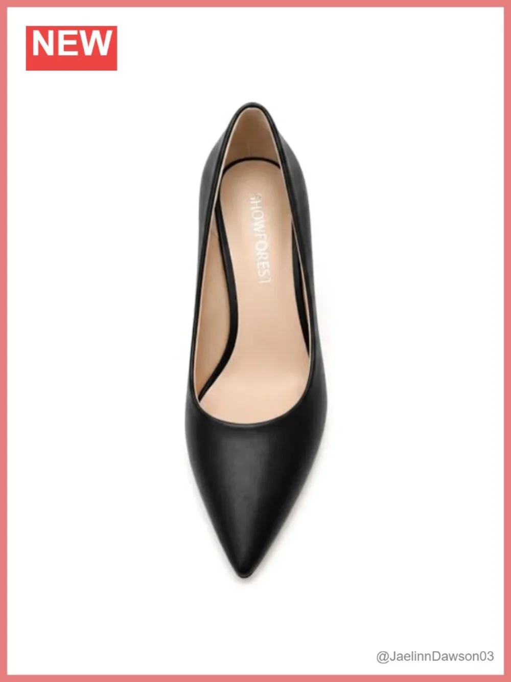 Chunky Heels for Women Closed Pointed Toe Low Block Heel Pumps Slip on Dress